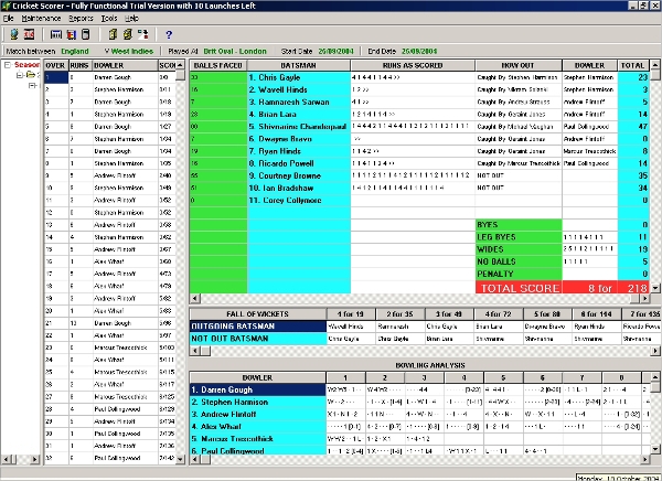 Cricket Scoring Software For Mac